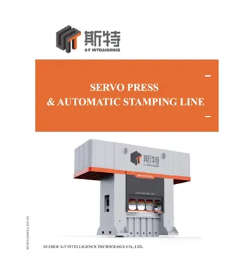 S-T Intelligence Servo Press Product Munual